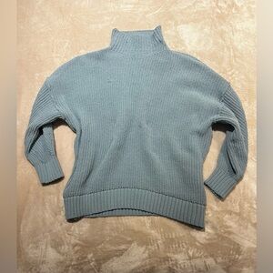 Aerie Dusty Blue Turtleneck Sweater